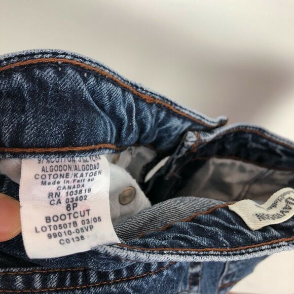 Harley Davidson Bootcut Jeans Women's Size 6P Vintage Wash - Picture 8 of 10